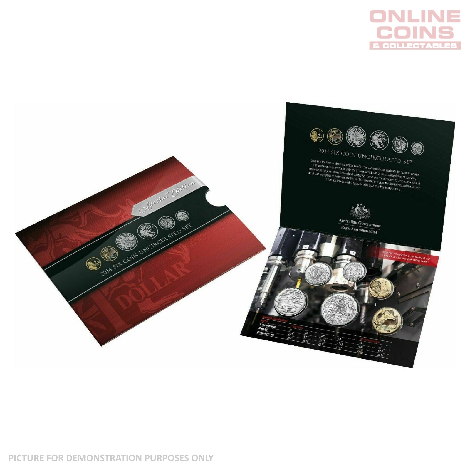 2014 Six Coin Uncirculated Year Set - Special Edition